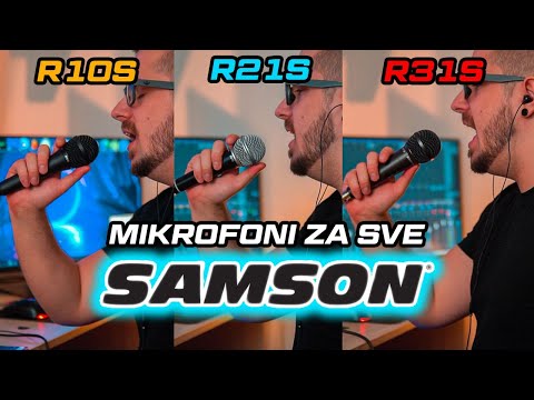 Recenzija Samson mikrofona R10S, R20S, R31S