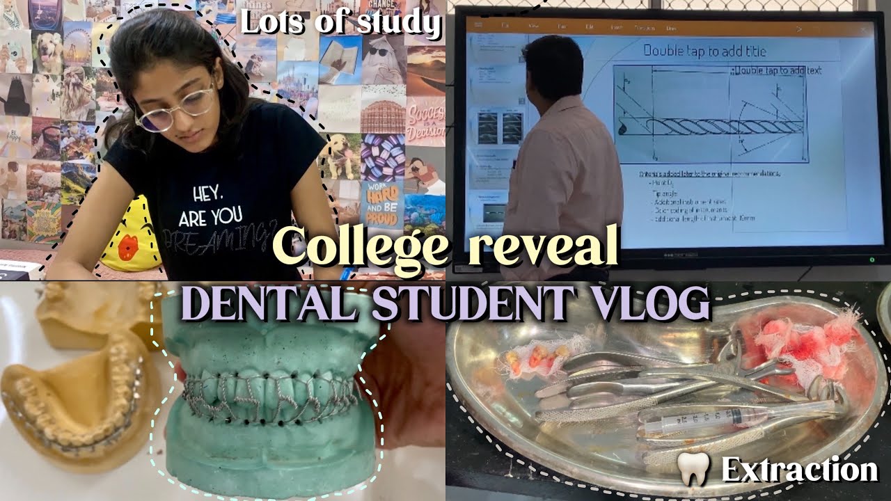 A day in the life of a dental student | College reveal | BDS student ...