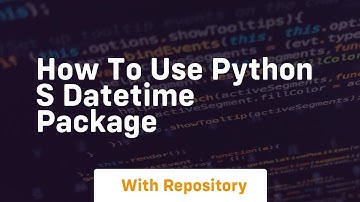 How to use python s datetime package