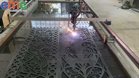 Cắt Hoa Văn CNC Với Máy Cắt CNC Mini EMC-1600pro