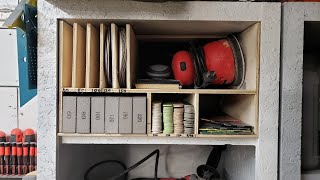 The ULTIMATE SANDPAPER STORAGE cabinet! 