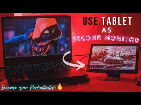 Use Tablet as Second Monitor using USB | Easiest Method 2021 | Use Tab as Secondary Display via USB