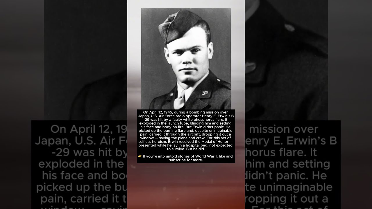 He Saved His Crew While On Fire Henry E Erwin S Incredible Story