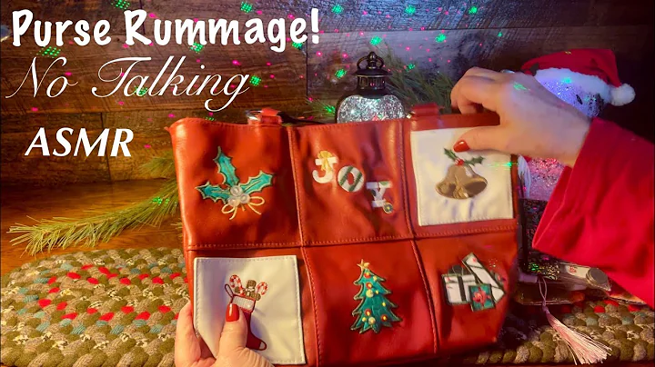 ASMR Christmas Purse Rummage! (No Talking Version) Time to switch purses!