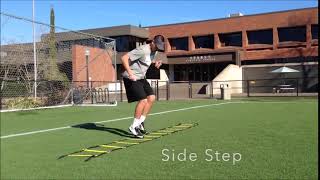 Ladder drills Side step