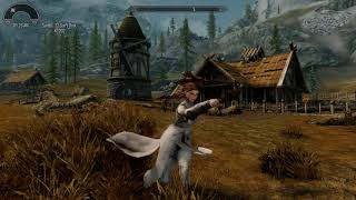 How to 40 FPS Outdoor SkyrimSE on i5 4200 GT740M Full Physics FSMP-HDT CBPC