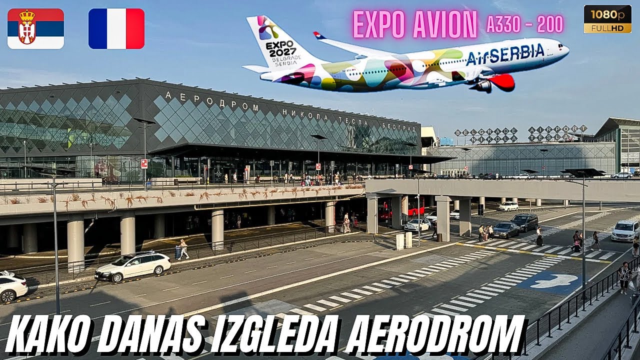Aerodrom Nikola Tesla uoči posete Emanuela Makrona, EXPO avion uskoro, obilazak Terminala #beograd