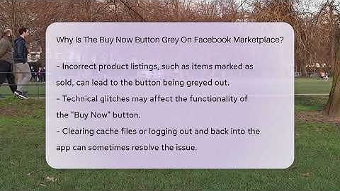 Why Is The Buy Now Button Grey On Facebook Marketplace? - Everyday-Networking