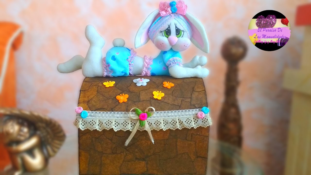 Baúl o cofre decorado para el día de la madre (Moldes Gratis) | Galería de Creatividad