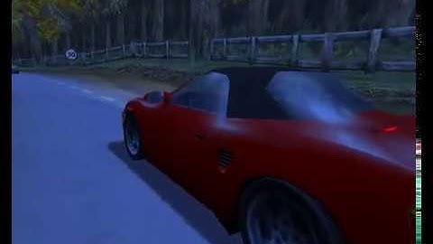 NFS Porsche Unleashed in VMware Player: Boxster