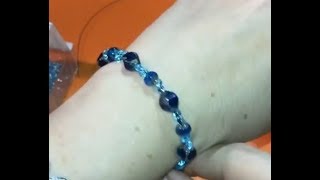 Easy Beaded Bracelet tutorial