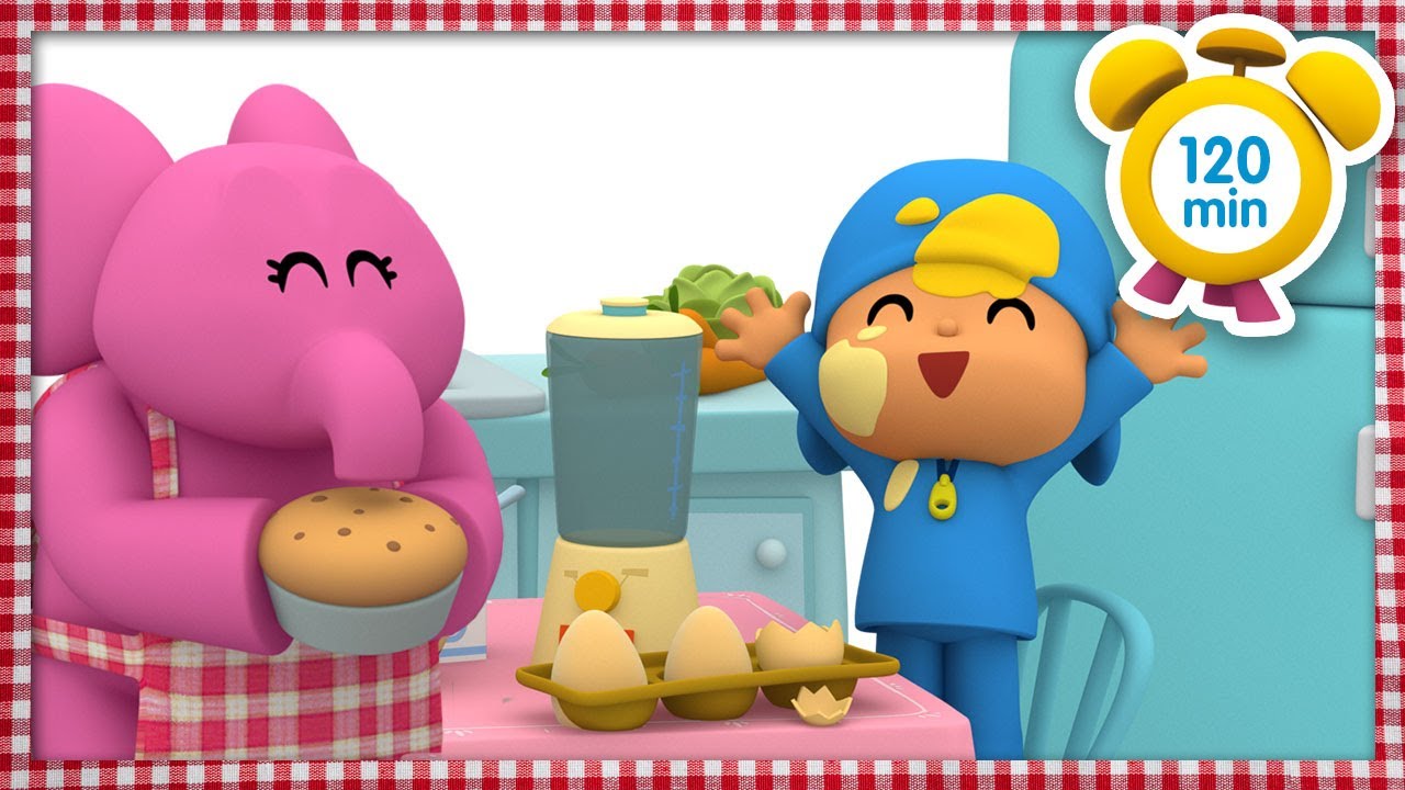 🍪 POCOYO em PORTUGUÊS do BRASIL - Biscoitos de Elly [121 min] DESENHOS  ANIMADOS para crianças 