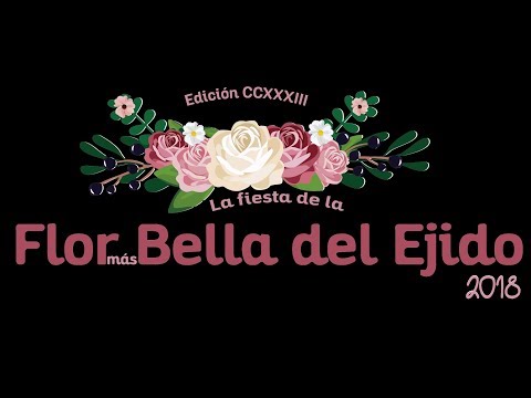 #FlorMasBellaDelEjido 2018