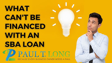 What CANT be financed in a business acquistion loan