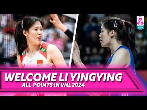 WELCOME TO ITALY LI YINGYING All Mega Points In VNL 2024 Lega Volley Femminile 2025 26