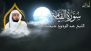 سورة القيامة للشيخ عبد الودود حنيف