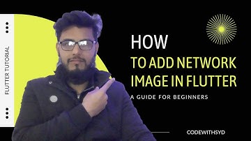How To Add Network Image In Flutter |Flutter Tutorials|