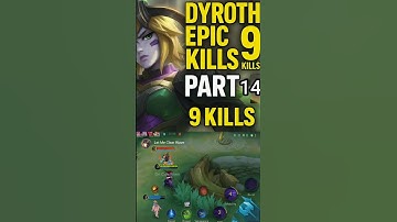 👹 Dyrroth Epic 9 Kills Final 👀 Part 14/14 | #mlbb #shorts