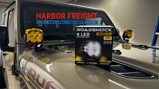 Jeep Gladiator Budget Rebuild Part 2 | Harbor Freight Road Shock Lights