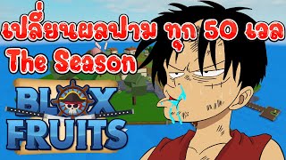 BloxFruits TheSeason (สุ่มผลฟามตั้งแต่เวล 1 เปลี่ยนทุก 50 เวล) Ep4