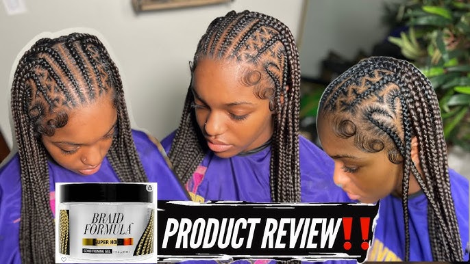 HAVE YOU TRIED THIS NEW PRODUCT⁉️Pearl The Stylist Styler Fixer Braiding Gel  Review 