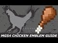 MGS4 - How to achieve the Chicken emblem easier.