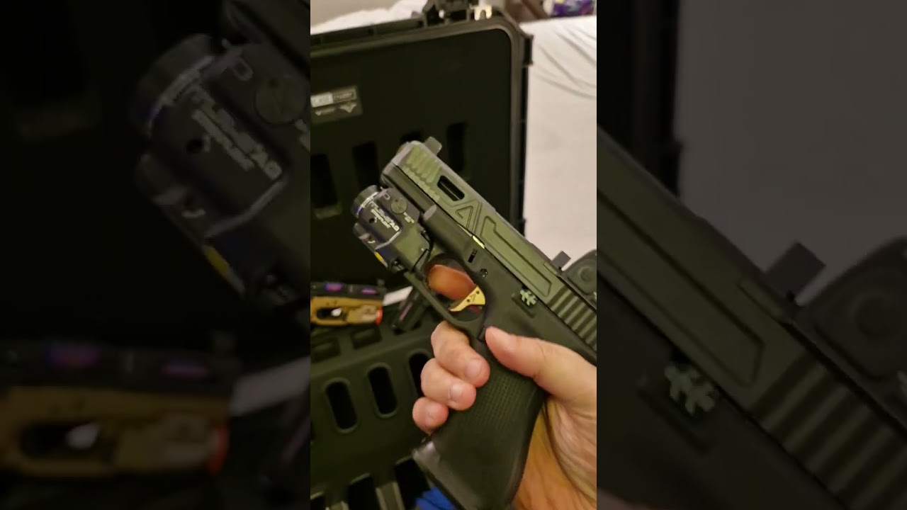 Ultimate glock collection Full video. zev, killer innovation, agency arms, Wilson combat. pistol 9mm