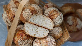 видео: Хлебные булочки с сыром и тмином на закваске картинка: Хлебные булочки с сыром и тмином на закваске