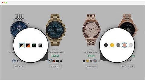 How To Enable Round Or Square Shape Style For WooCommerce Product Attribute Variation Swatches