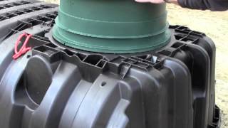 Installing a Septic Tank Riser on an Infiltrator Tank