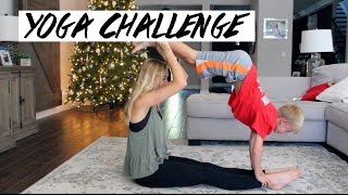 Yoga Challenge W My Brother