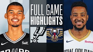 New Orleans Pelicans vs San Antonio Spurs Full Game Highlights | Apr 5 | NBA Regular Season 2024