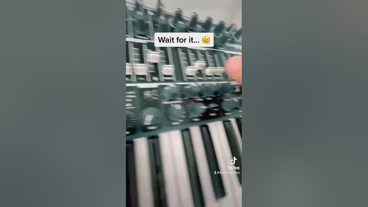 Just made the craziest synth sound… 😂 🎹 #synthesizer #arturia #shorts