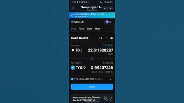 HOW TO SWAP $TON TO $PX TOKEN ON STONFI DEX #stonfi #toncoin #tonblockchain