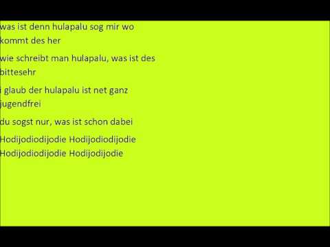 Andreas Gabalier - Hulapalu Mit Text (Lyrics - Karaoke) 2015 Hit