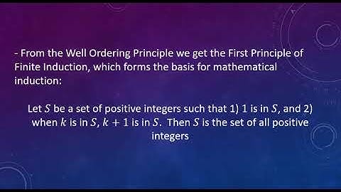 Number Theory - Mathematical Induction