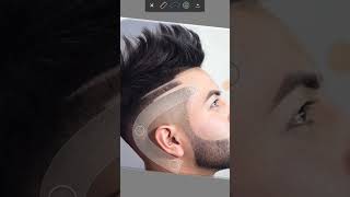 Hair line editing in Sketchbook app ||#shortsfeed #editing #reels #viral #trending screenshot 2