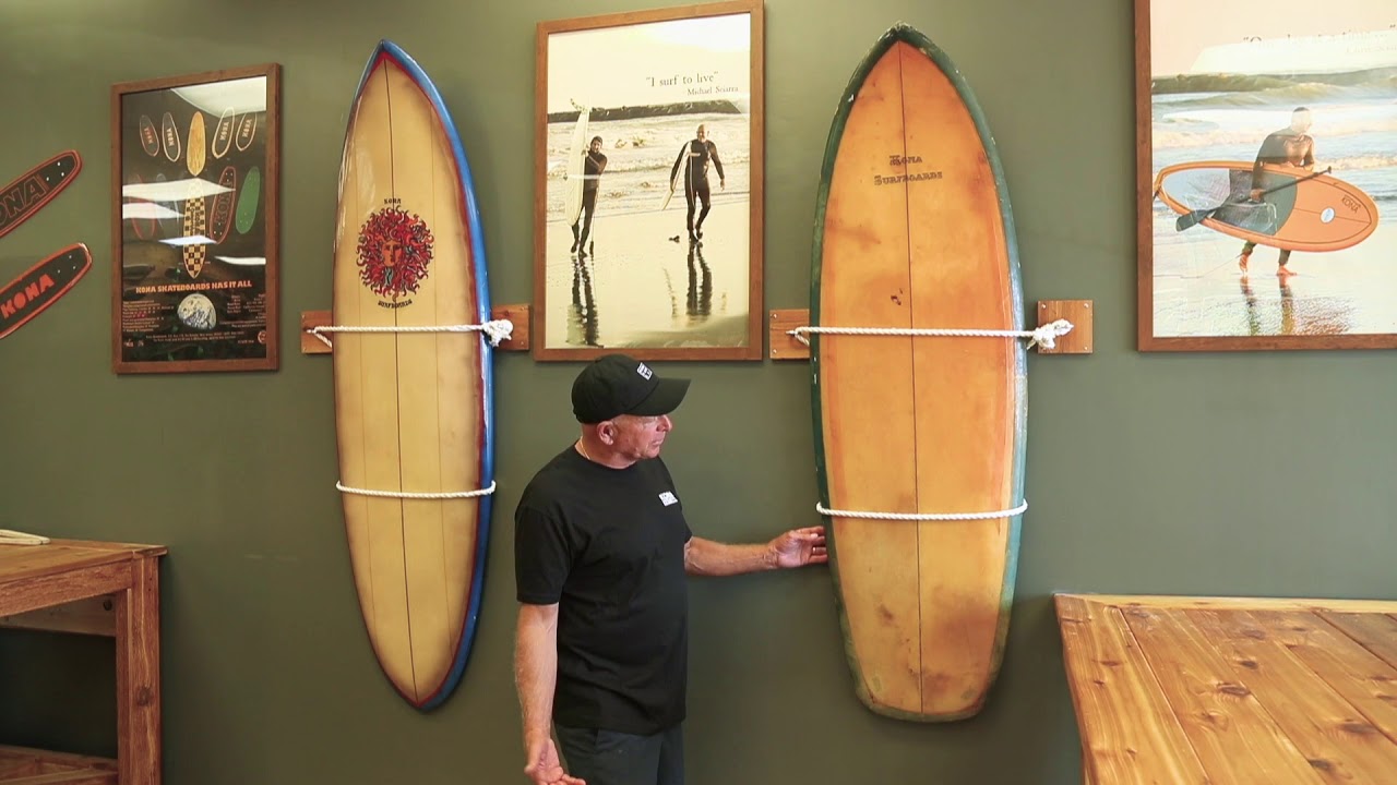 One of Kona Founder Mike Sciarra's Original Kona Surfboards YouTube