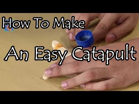 Learn How To Make An Easy Catapult - Kids Science Experiments