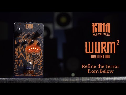 KMA Machines WURM 2 - High-Gain "HM2 Style" Distortion Pedal - Refine the Terror from Below!