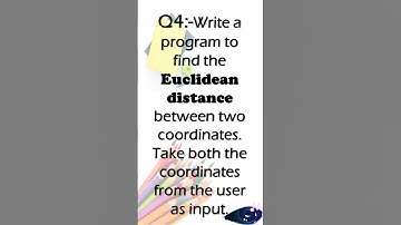 Write a program to find the Euclidean distance between two coordinates.