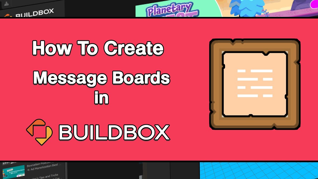 How To Create Message Boards in Buildbox. (Pop up notifications in game ...
