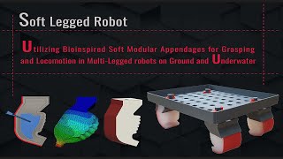 Bioinspired Soft Legged Robot for Object Manipulation and Locomotion on Ground and Underwater