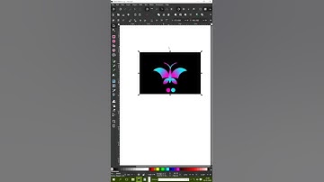 butterfly image in inkscape #shorts #inkscape #vector #butterfly