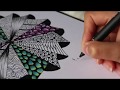 Zendoodle - Zentangle Inspired Owl ( Timelapse ) | Karthika Loves DIY