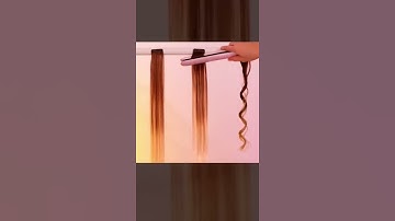 How to do curl with straightener at home   Credit goes to m775828diy on TikTok