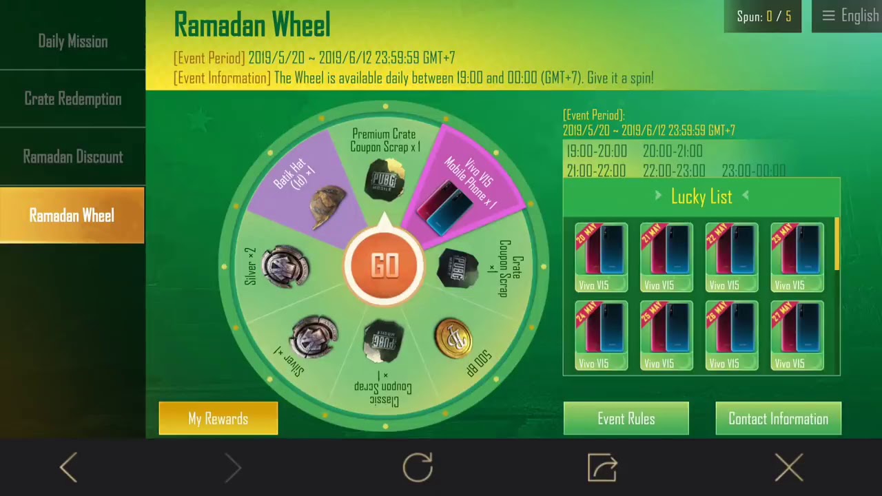 Spin английский. PUBG mobile Ramadan. Wheel event node. CW Daily Spin. Lucky Lister Инстаграм.