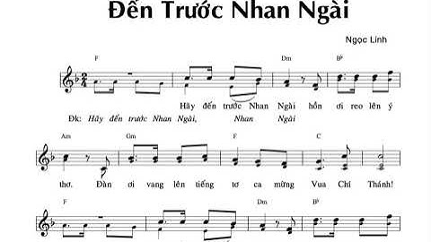 TẬP HÁT :  ĐẾN TRƯỚC NHAN NGÀI ( NGỌC LINH )