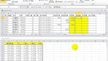 台灣商管教材研發學會數位教材_EXCEL-VBA影音教學-第二篇：函數_單元10：查表-主題04：月薪資表