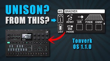 The UNISON Hack YOU MUST SEE - Grainer Machine on Tonverk OS 1.1.0